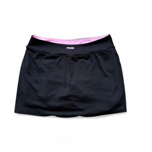 PINK Victoria's Secret Black and Pink Skirt